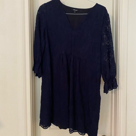 Navy blue Madewell dress size 12 - Picture 3 of 3